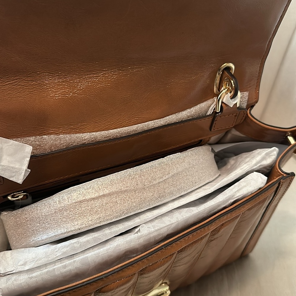 NWT Michael Kors Quilted Satchel - Picture 6 of 11